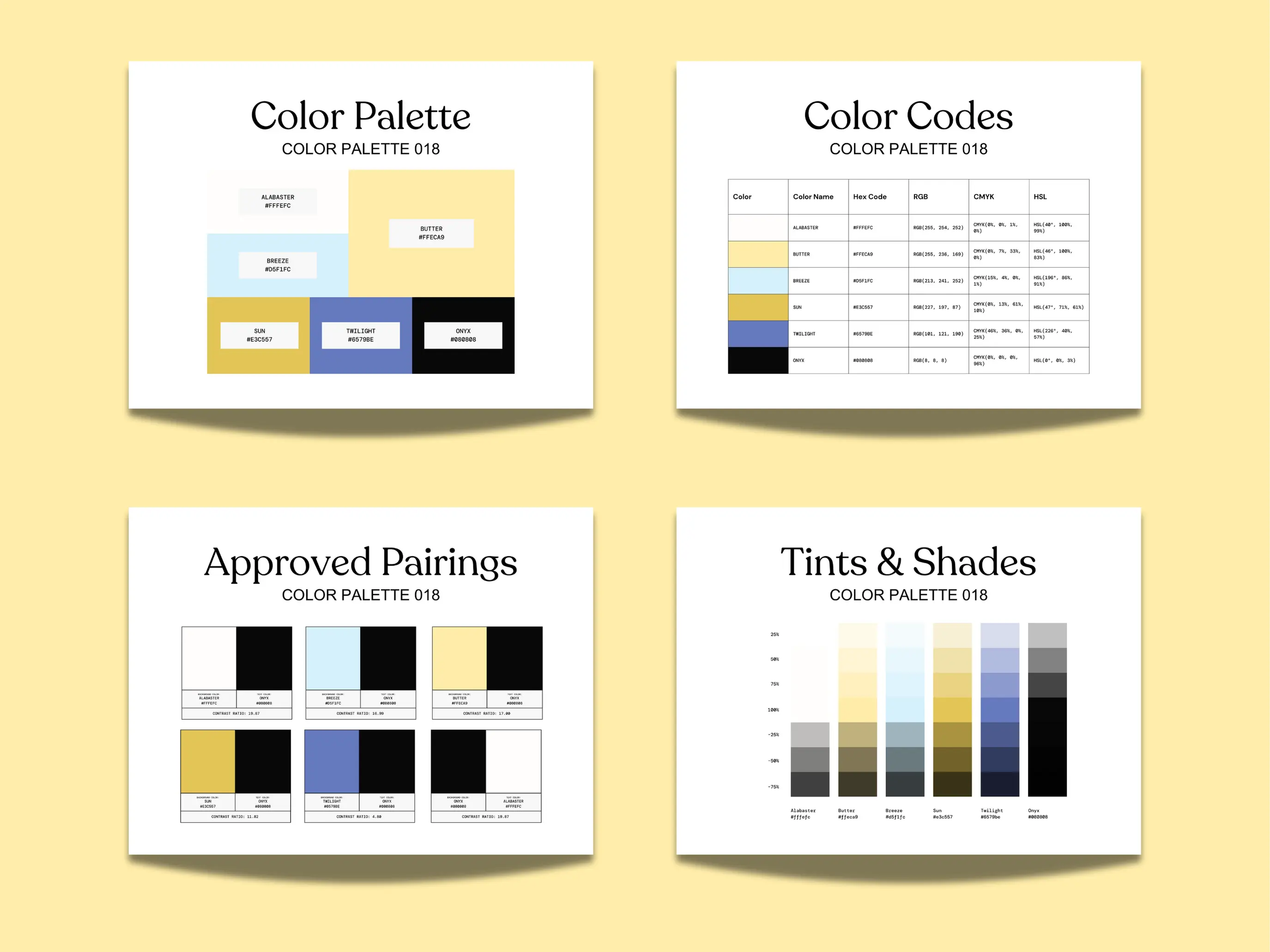 Butter Yellow Color Palette Kit - Image 7