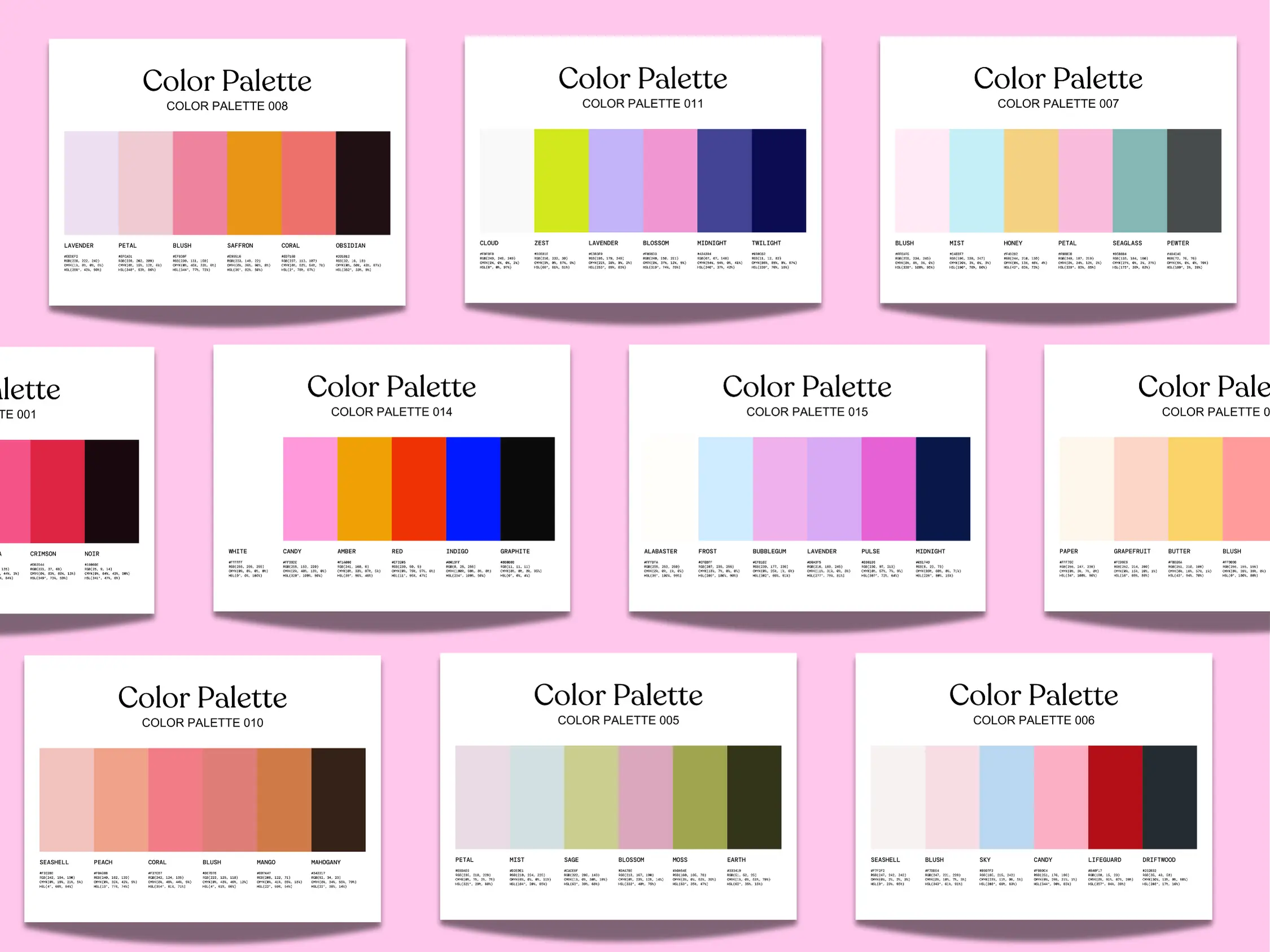 Pink Color Palette Kit - Image 8